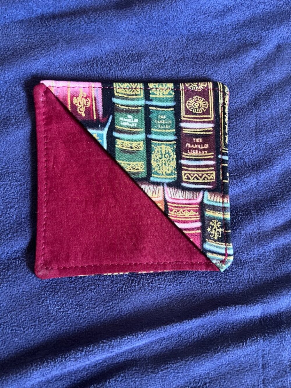 NWOT Book Sleeve & e-Reader Pouch, Button Closure, Front Pocket, Bookmark - Picture 12 of 14